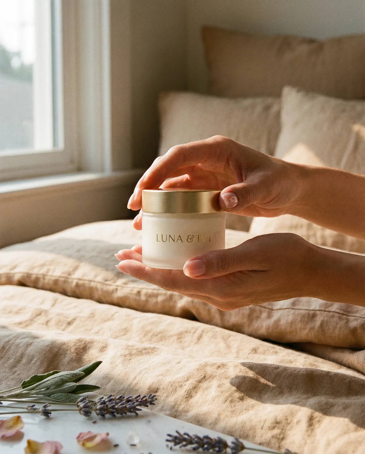 Skincare brand aesthetic — consistent AI content system for DTC
